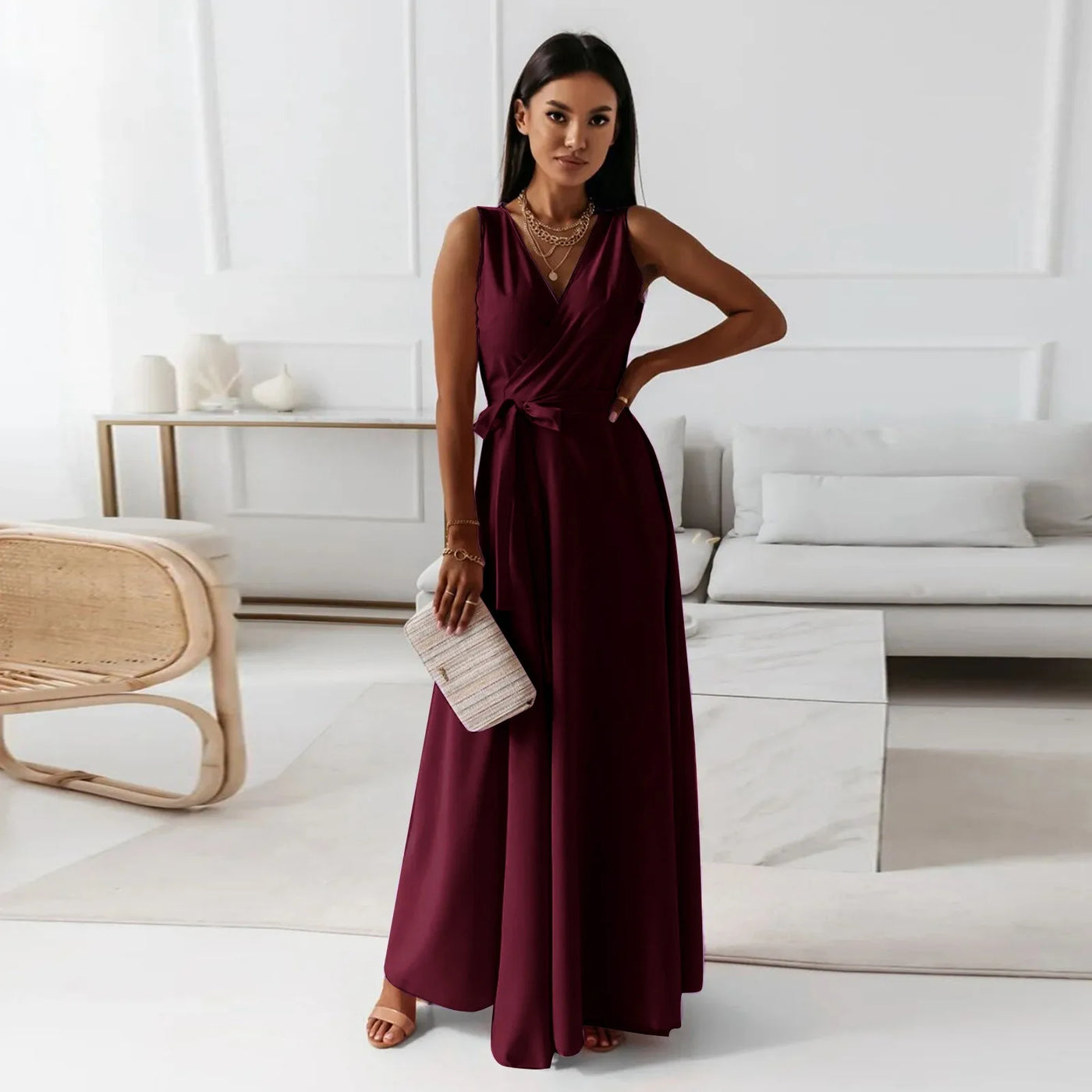 Simple Elegant Summer Dress - Fit-and-Flare Grace